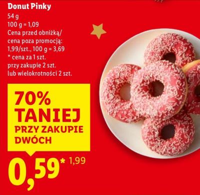 Donut Pinky promocja w Lidl