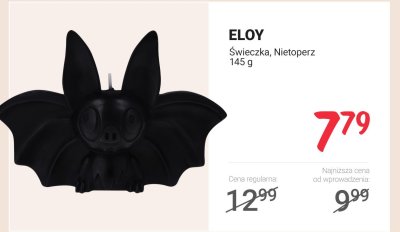 Świeczka Nietoperz ELOY promocja w Rossmann