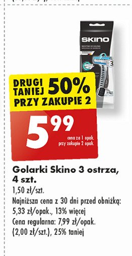 Maszynka do golenia Skino 3 promocja