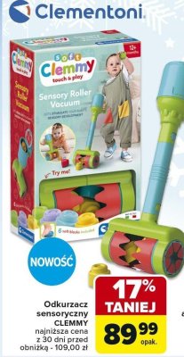 Odkurzacz sensoryczny CLEMMY Clementoni promocja w Carrefour