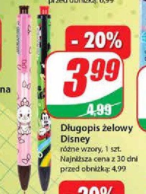 Długopis disney promocja