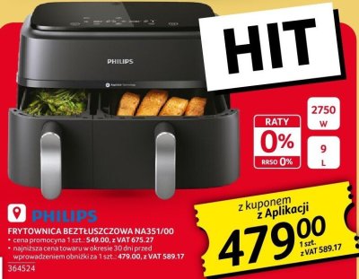 Frytownica beztłuszczowa Philips NA351/00 promocja w Selgros