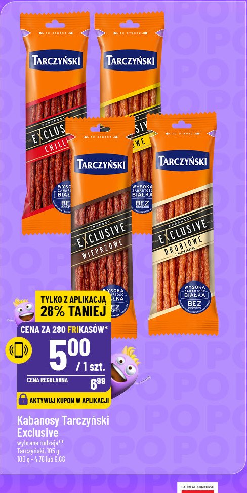 Kabanosy chilli Tarczyński exclusive promocja w POLOmarket