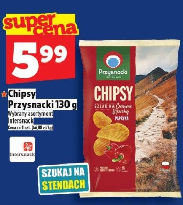 Chipsy Przysnacki 130 g promocja w TOPAZ