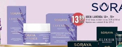 Serum do twarzy wyg艂adzaj膮ce SORAYA LAVENDER ESSENCE promocja