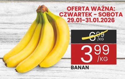 Banan zł/kg promocja w Wafelek