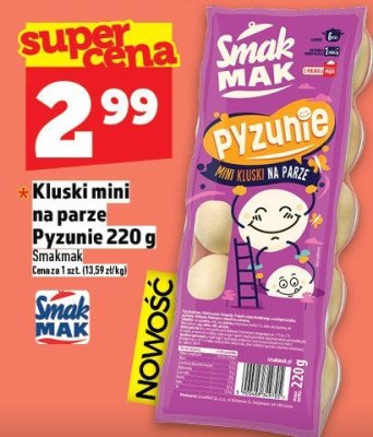 Kluski mini na parze Pyżunie 220 g promocja w TOPAZ