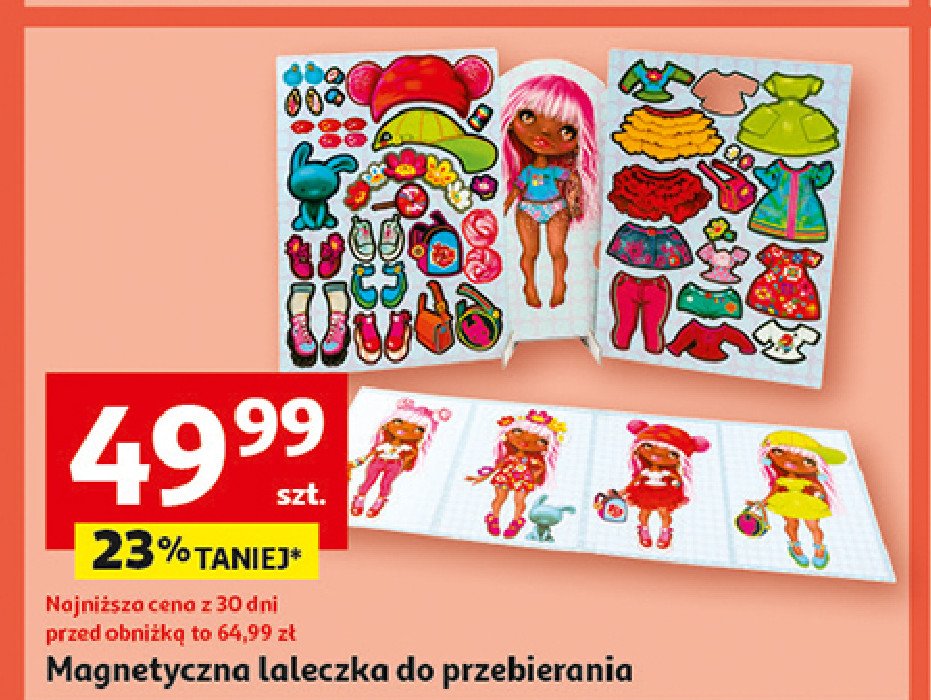 Lalka magnetyczna do przebierania promocja