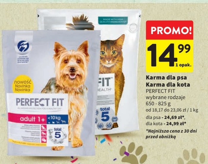 Karma dla kota active Perfect fit promocja