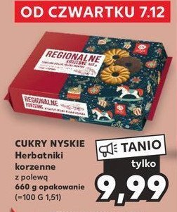 Herbatniki korzenne z polewą kakaową Cukry nyskie promocja