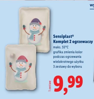 Komplet 2 ogrzewaczy Sensiplast, maks. 55°C promocja w Lidl