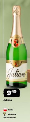 Wino musujące Juliano promocja w Netto