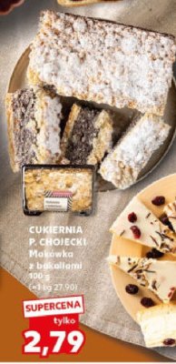 Ciasto makowiec P. Chojecki z bakalaliami promocja w Kaufland
