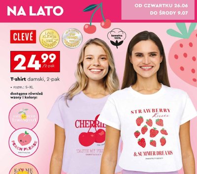 T-shirt damski s-xl Cleve promocja
