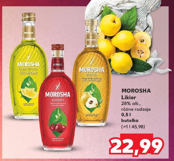 Wódka Morosha pigwa promocja w Kaufland