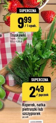 Koperek, natka pietruszki lub szczypiorek promocja w POLOmarket