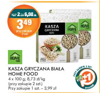 Kasza gryczana biała Home food promocja w Carrefour