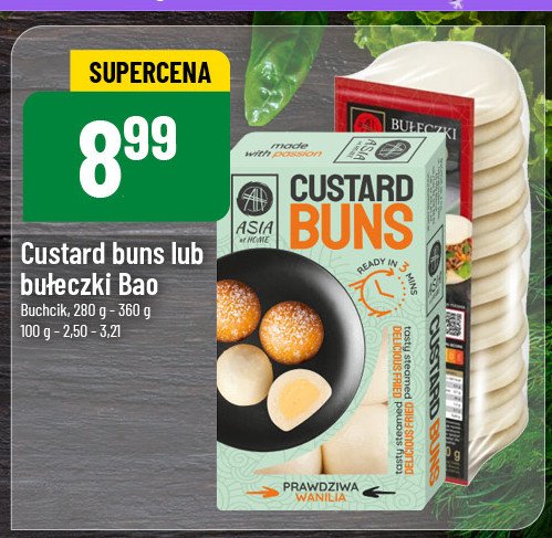 Bułeczki custard buns Asia at home promocja w POLOmarket