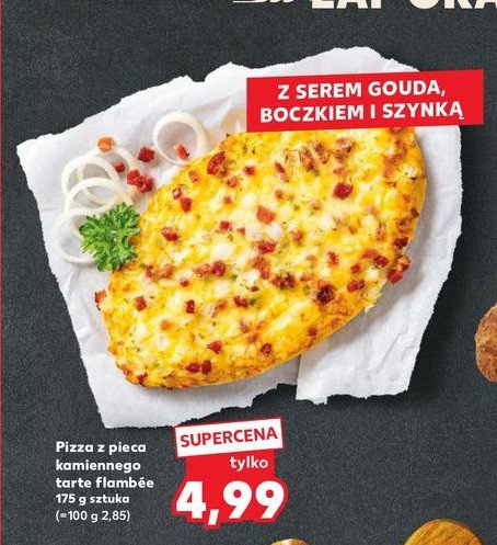 Pizza z pieca kamiennego tarte flambee promocja