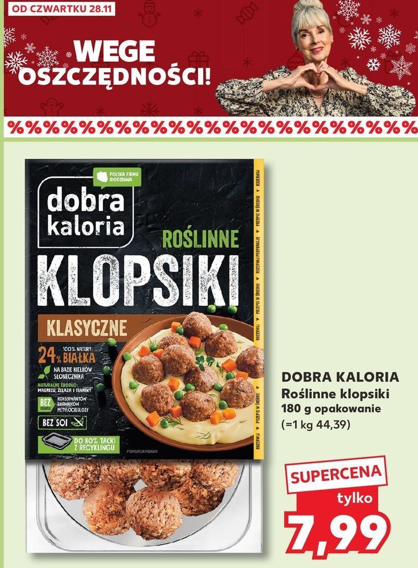 Klopsiki roślinne klasyczne Dobra kaloria promocja