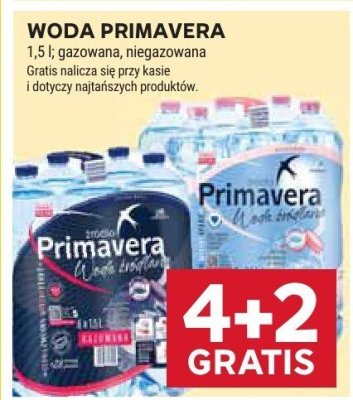 Woda Primavera promocja w Stokrotka