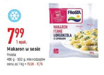 Makaron penne gorgonzola Frosta promocja