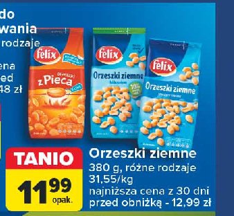 Orzeszki ziemne z pieca Felix promocja