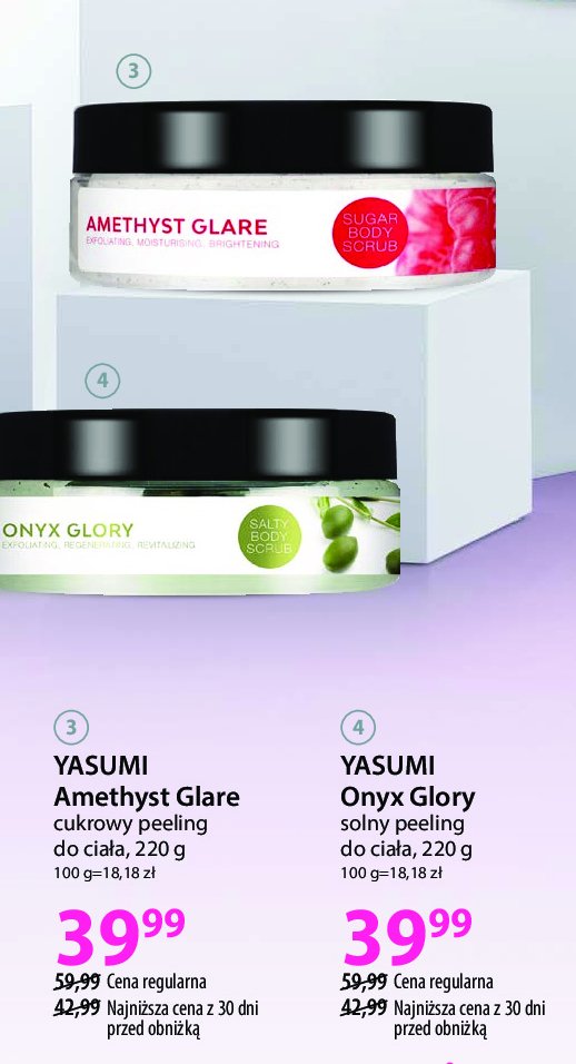 Peeling do ciała amethyst glare Yasumi promocja