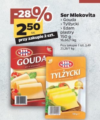 Ser edamski plastry Mlekovita promocja