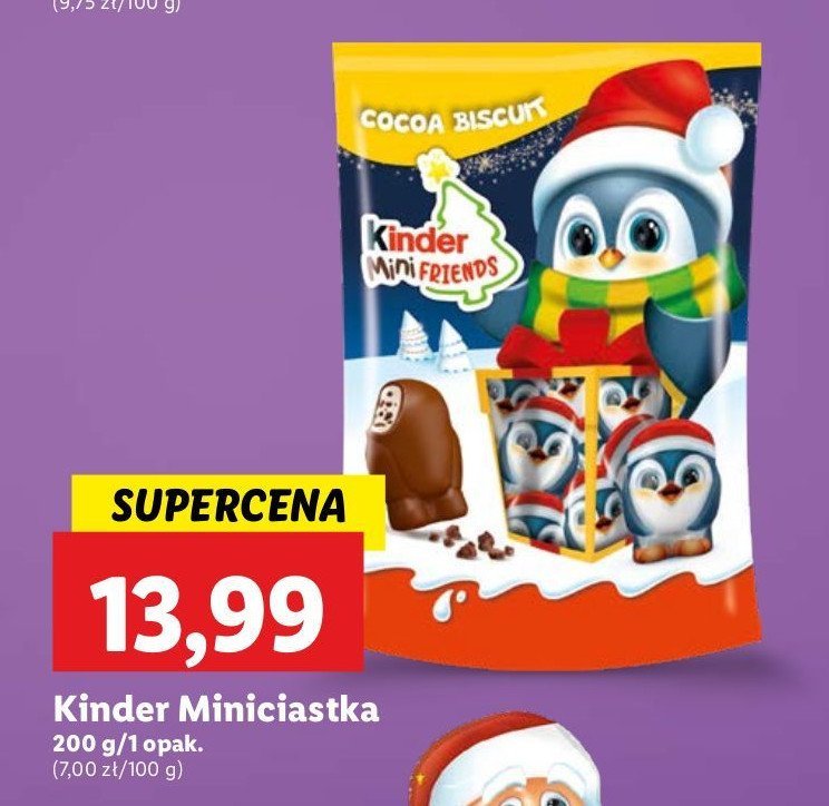 Zestaw cukierków i czekoladek KINDER FRIENDS promocja w Lidl