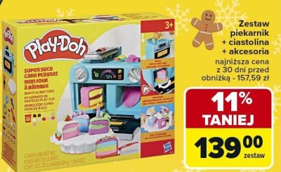 Zestaw piekarnik + ciastolina + akcesoria Play-Doh promocja w Carrefour
