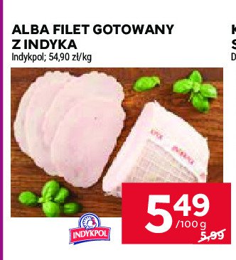 Alba filet gotowany z indyka Indykpol promocja