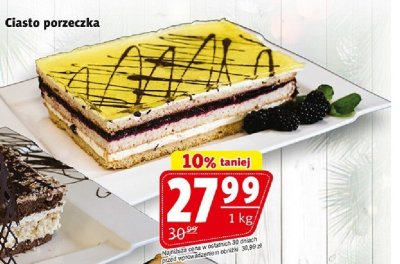 Ciasto porzeczka Cukiernia TROJANKA promocja w Prim Market