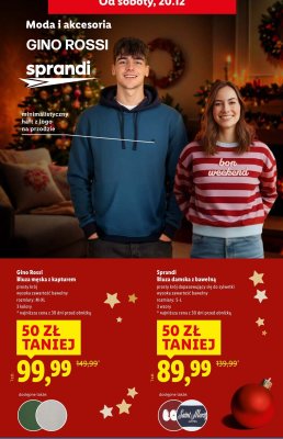 Bluza damska z bawełną Sprandi promocja w Lidl