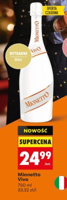 Wino musujące Mionetto Vivo promocja w Biedronka