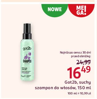 Szampon do włosów extra care Schwarzkopf got 2b promocja w Rossmann