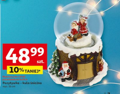 Pozytywka - kula śnieżna promocja w Auchan