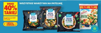 Wszystkie warzywa na patelnię DRUGIE -40% promocja w Biedronka