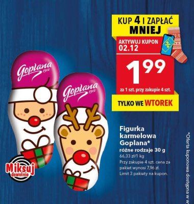 Figurka karmelowa Goplana różne rodzaje 30g promocja w LEWIATAN