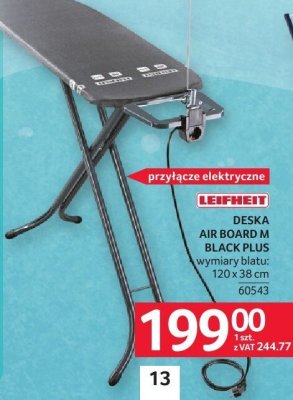 Deska Air Board M Black Plus Leifheit promocja w Selgros