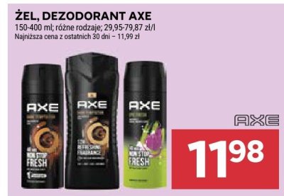 Żel, dezodorant Axe promocja w Stokrotka