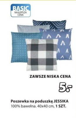 Poszewka na poduszkę JESSIKA 40x40 cm promocja w Jysk