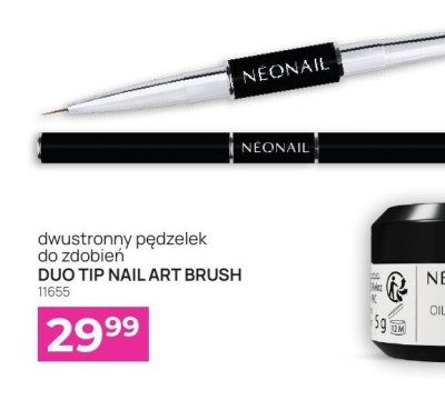 Dwustronny pędzelek do zdobień DUO TIP NAIL ART BRUSH 11655 promocja w NEONAIL & NEO MAKE UP