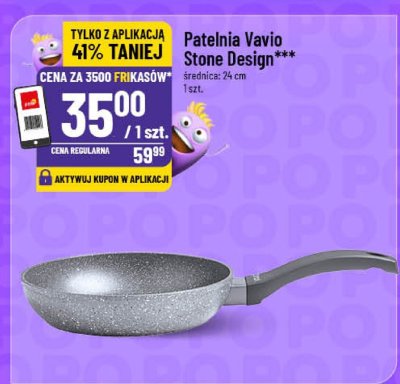 Patelnia Stone Design Vavio promocja w POLOmarket