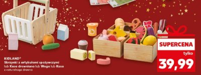 Skrzynki z artykułami spożywczymi  promocja w Kaufland