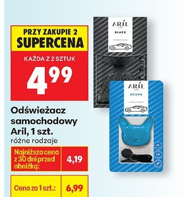 Odświeżacz samochodowy, różne rodzaje promocja w Biedronka