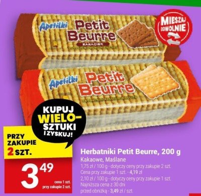 Herbatniki Petit Beurre, 200 g promocja w Twój Market