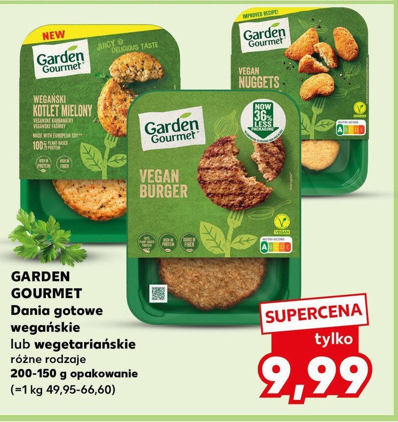 Burger roślinny Garden gourmet promocja