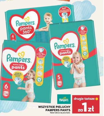 Pieluszki majteczki Pampers Pants promocja w Stokrotka
