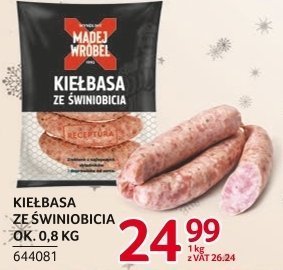Kiełbasa ze świniobitą ok. 0,8 kg promocja w Selgros
